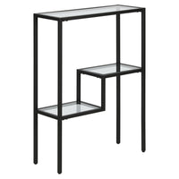Hudson&Canal - Console Lovett 22" de largeur par - Bronze noirci-Style contemporain moderne pour votre salon, couloir ou chambre
