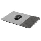 General Supply Goods + Co - Chargeur sans fil 10 W - tapis de souris enroulable - Gris texturé-Tension/courant d’entrée : 5 V/2 A, 9 V/2 A