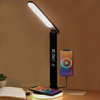 ShoppingAll - Lampe de bureau multifonctionnelle à LED avec base RVB, chargeur sans fil et chargement USB - Noir-Recharge Sans Fil Pratique : Rechargez Vos Smartphones Ou Appareils Compatibles Sans Fil En Les Posant Simplement Sur Le Socle De Charge Certifié Qi.
