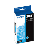 Epson - T302 Cartouche d'encre - Capacité standard - Cyan-Textes nets et couleurs brillantes pour des impressions de grande qualité, encre à séchage rapide
