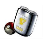 Yoose - MINI Rasoir électrique portable rotatif Pokémon Édition Limitée - Pikachu Jaune-Collaboration iconique Pokémon : Présente un design vibrant inspiré de Pikachu et un corps en alliage de zinc de qualité supérieure, idéal pour le soin et la collection