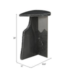 Zuo - Surya Table d’appoint - Noir-Garantie limitée de 3 ans