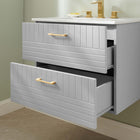 Modway - Daybreak 24" Vanette de salle de bain - Blanc gris clair-MEUBLE DE SALLE DE BAIN MONTÉ AU MUR - Fixé directement sur votre mur, ce meuble rafraîchit la salle de bain tout en économisant beaucoup d’espace au plancher. Installations non incluses. Dimensions : 24"L x 18,5"D x 19"H