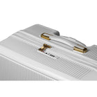 Champs - Ensemble de 3 valises extensibles de la Luxe - Blanc-Capacité d'extension sur les 3 caisses