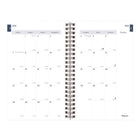 Blueline - 2024-2025 13-mois agenda académique hebdomadaire/mensuel - 8 po x 5 po - Collection Blossom assortie - Anglais-Reliure spirale double avec couverture en poly épais