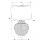 Monarch Specialties - Luminaire - 26 po H Lampe De Table - Métal Noir - Abat-Jour Ivoire / Crème - Transitionnel-Cette lampe d'accent décorative illuminera votre espace, que vous la placiez sur une table d'appoint, une table latérale ou une table de chevet comme option d'éclairage élégante