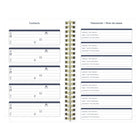 Blueline - Agenda Scolaire Hebdomadaire/Mensuel 13 Mois De Juillet À Juillet - 8 po H x 5 po l - Motif Nautique - Bilingue-Événements importants