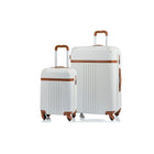 Champs - Vintage Ensemble de bagages extensible à 4 roues - 2 pièces - côtés rigides - ivoire-Ensemble de 2 pièces, 29 po et 21 po
