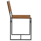 Modway - Thatcher Cuir et métal Chaise à manger - Tan-6
