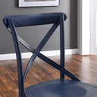 Modway - Gear Fauteuil d’appoint de salle à manger - Bleu Minuit-Capacité de poids : 330 lb.
