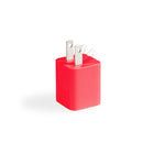 LOGiiX - Vibrance Power Mini 20W Chargeur Mural USB-C Chargeur Mural - Rouge-Le Vibrance Power Cube Mini, compact et coloré, charge les smartphones jusqu'à 3 fois plus rapidement