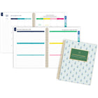 AT-A-GLANCE - Agenda hebdomadaire/mensuel personnalisable Emily Ley Bluebonnets 2025 - 11 po H x 8 3/8 po l - Bleu - Bilingue-Format des pages : 11 po H x 8 3/8 po l