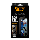 PanzerGlass - Protection d'écran UWF pour iPhone 17 Pro Max avec Fastfit - Transparent-Fastfit dans une boîte : placez votre téléphone face vers le haut et tirez sur la languette pour une installation parfaite