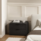 Manhattan Comfort - Table de nuit moderne Grace 28" à 2 tiroirs - Noir - Lot de 2-10