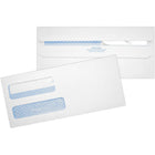 JAM Paper - Enveloppes Double Fenêtre #9 avec Redi-Seal, Blanc, 3 7/8 x 8 7/8, Paquet de 1000-Couleur: blanc