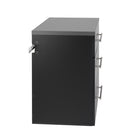 Prepac - Le meuble tablette accrochable HangUps à 3 tiroirs - noir-Poids total du produit : 86 lb 39 kg
