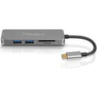 Aluratek - Hub multimédia USB Type-C et lecteur de carte avec HDMI-Mettez en miroir votre smartphone