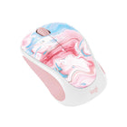 Souris sans fil Logitech collection désgine édition limitée - Barbe à papa-La conception compacte convient parfaitement aux enfants ou à toute personne ayant de petites mains, ce qui en fait une excellente option pour l'enseignement à domicile