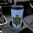 Oscardo - Tasse de voyage avec motif artistique autochtone Tortue médecine de James Jacko-Acier inoxydable à double paroi - Tasse de voyage durable de 330 ml (11,2 oz) avec isolation à double paroi qui garde les boissons chaudes jusqu’à 5 heures et froides jusqu’à 12 heures