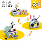 LEGO - Creator Le piano décoratif avec le chat-Construisez et jouez avec 3 décorations rétro : un piano, un radiocassette ou un tourne-disque