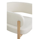 Brassex - Chaise de visite 738405 Brayden - ensemble de 2 - crème-Assise en mousse de haute qualité