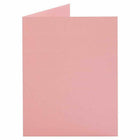 JAM Paper - Cartes pliantes vierges - 4-3/8 po x 5-7/16 po (convient aux enveloppes A2) - Base pastel rose layette - paquet de 25-Taille : 4 3/8 x 5 7/16 pouces