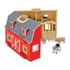 Grange pliante et mobile Melissa & Doug -La grange en bois portable s'ouvre largement pour un accès facile au jeu et se ferme pour l'emporter avec vous