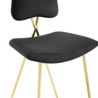 Modway - Ponder Performance Velvet Tabouret de bar - Noir-8