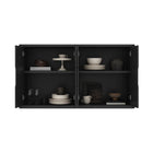 Manhattan Comfort - Buffet moderne Rivington 60" à 4 portes - Noir-10