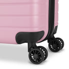 Atlantic - Riptide Abs C/O Spinner-Parfait Rose-Tirettes de fermeture à glissière verrouillables sur le compartiment principal pour plus de sécurité