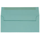 JAM Paper Enveloppes recyclées no 10, 4,13 x 9,5 po, turquoise, 500/paquet-Enveloppe de papier recyclé Brite Hue turquoise