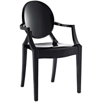 Modway - Casper Restauration Fauteuil - Noir-Pour un usage intérieur/extérieur