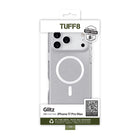 TUFF8 - Étui Glitz Mag Transparent iPhone 17 Pro Max-Protection de l'écran et de l'appareil photo : Conçu avec un rebord surélevé pour l'objectif et le cadre de l'écran pour protéger votre appareil photo, votre flash et votre écran contre les égratignures lorsqu'il est placé face vers le bas