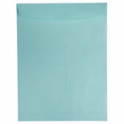 JAM Paper - Enveloppes à ouverture au sommet, rabat droit et fermeture gommée, 10 x 13 po, aqua, pqt/1000-Aqua