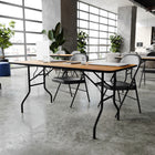 Flash Furniture – Table de banquet pliante de 72 po, brun (YTWTFT3072TBL)-Places assises jusqu'à 8 adultes