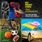 Bullseye - Gonfleur de pneu rechargeable - Noir-6