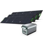 Yoshino - Générateur solaire portable à semi-conducteurs 2000 W avec 3 panneaux solaires portables de 200 W-TECHNOLOGIE AVANCÉE À L'ÉTAT SOLIDE — La technologie à l'état solide (SST) est l'évolution des batteries au lithium, qui fournissent une puissance de sortie plus sûre, plus compacte et plus légère que leurs homologues lithium-ion ou LiFePO4 classiques. La nouvelle batterie à semi-conducteurs fournit une énergie plus sûre et plus compacte pour une utilisation hors réseau et récréative.