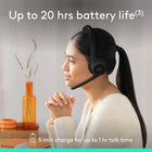 Logitech - Zone 300 casque Bluetooth sans fil avec microphone anti-parasite -Graphite-Confort supplémentaire: la conception légère et confortable (seulement 122 grammes ou 4,3 onces), les grandes oreillettes et le bandeau rembourré de ce casque sans fil Logitech facilitent son utilisation tout au long de la journée