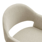Modway - Talia 41 pouces Tissu rembourré Tabouret de bar - Lin-8