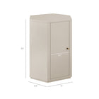 Modway - Kade Facettés Bois Table d’appoint - Masse-MDF semi-brillant peint