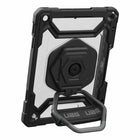 UAG - Étui Robuste Plasma iPad 10.2 2021/10.2 2020/10.2 2019, Ice/Noir-Protection d'écran intégrée (Option sans protection d'écran)