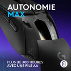 Logitech - Souris de jeu légère sans fil G309 LIGHTSPEED - Noir-Contrôle maximal: Jusqu'à 6 boutons programmables pour un jeu personnalisé et des raccourcis sur-mesure