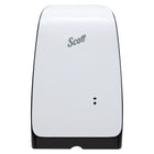 Scott - Distributrice électronique à cartouche de produits pour les soins de la peau sans contact - 1,2 litre - blanche-Dimensions de la distributrice de produits pour soins de la peau : 7,29 po x 11,69 po x 4,0 po, 1 distributrice blanche par caisse
