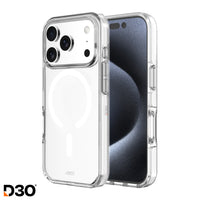 AXS - Crystal Shield D3O Compatible MagSafe Apple iPhone 17 Pro Max - Transparent-Testé pour des chutes de 8 pieds, soutenu par la technologie D3O 