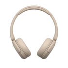 Sony - WHCH520 Casque sans fil avec microphone - Beige-Améliorez la qualité des fichiers de musique compressés et profitez de la musique en continu avec un son de haute qualité grâce à DSEE.