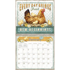 Lang - 2026 Maison De Ferme Calendrier Mural Deluxe Mensuel - 30,5 cm l x 30,5 cm H - Anglais-Œillet en laiton pour éviter que le calendrier ne se déchire