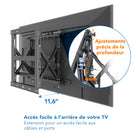 Mount-It ! - MI-367 Support mural pour mur vidéo, écran, TV, affichage numérique, panneau de menu - Horizontal-Garantie : Garantie limitée à vie des fabricants