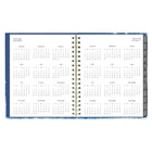 Blueline - Agenda Hebdomadaire/Mensuel 17 Mois D’Août À Décembre - 9 1/4 po H x 7 1/4 po l - Motif Celestial - Anglais-Dates juliennes