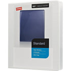 Staples® – Reliure de présentation standard à anneaux en D, 1/2 po, blanc-Anneaux sans interstice permettant de facilement tourner les pages 
