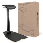 Intekview - Chaise debout ergonomique avec tapis anti-fatigue-Conception ergonomique pour une meilleure posture